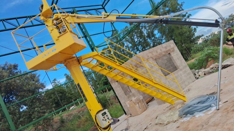 sobe coletor de amostra